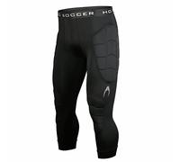 HO Soccer - Malla de Portero Acolchado Raven 3/4 - Pantalón Pirata con Protecciones Unisex Adulto, L