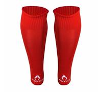 HO Soccer Media Tubular Roja Sin Pie, Unixex, Adulto, M (39-42)