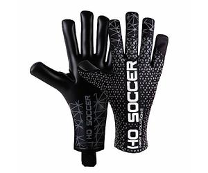 HO Soccer Pro Evolution Negative Blackout Guantes de Portero, Unisex, Negro/Plata