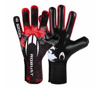 HO Soccer Robust Red Guantes de Portero, Unisex Niños, Negro/Rojo, 4,5