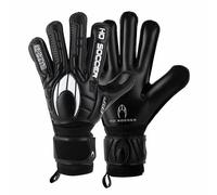HO Soccer SPIRITO Black Protek Flat Guantes de Portero, Unisex Niño, Negro, 6,5