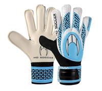HO Soccer Trainer Arena Blue Guantes de Portero, Unisex, Azul/Negro, 8