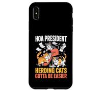 HOA President Herding Cats Gotta Be Easier - Carcasa para iPhone XS MAX