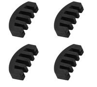 HoaaiGo Silenciador de Violín de Goma, Sordina de Goma de Prácticas para Principiantes de Práctica, Violín y Viola (Negro) (4 Silenciador de garra)