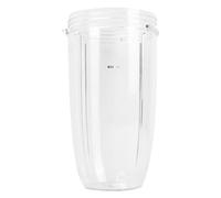 HoaaiGo Tazas Exprimidor 32OZ, Vaso de Recambio de Mezclador, Accesorios de Repuesto de Licuadora Plástico 900 ml para NutriBullet 600W 900W, Transparente Tazas de Exprimidor de Recambio