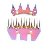 Hoallas de Ovejas, Reemplazo Colorido de Acero con Alto Contenido de Carbono 13 Dientes Rectos de los Dientes para Cortadoras de Lana Eléctrica Cabras para Preparar Cabras,