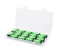 Hoanzxan SC/APC Adaptador de fibra óptica SC-SC Simplex SM Brida, paquete