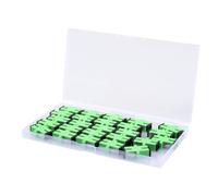 Hoanzxan SC/APC Adaptador de fibra óptica SC-SC Simplex SM Brida, paquete