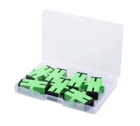 Hoanzxan SC/APC Adaptador de fibra óptica SC-SC Simplex SM Brida, paquete