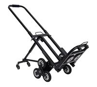 HOARLICN Carrito de escalada de Stair, Carro de escalada portátil, plegable, elevador de escalera, resistente, 330 Lbs de mano, altura ajustable, adecuado para el transporte de mercancías de hasta 330