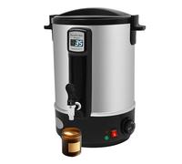 HOARLICN Fundidor de cera, 1100 W, olla de fusión de cera de 12 l, vela cálida, temperatura ajustable 86 ℉-212 ℉, con indicador digital LED y cuchara agitadora para cera de soja, cera de parafina