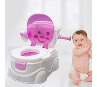 HOARLICN Inodoro para niños, orinal para niños, inodoro para bebés, olla para niños, material PP, inodoro portátil para bebés, inodoro infantil, 36 x 42 x 30 cm, entrenador Potty, rosa