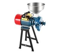 HOARLICN Trituradora de cereales, molino eléctrico de hierro fundido, 58 x 43 x 27 cm, 2200 W, 1400 rpm, con embudo de 22,8 kg, se puede utilizar maíz, arroz, trigo molienda galvanizada