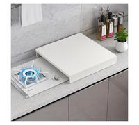 Hob Cover Cubiertas de acero al carbono para estufas de gas, lavables y resistentes, revestimiento de tablero para quemadores infrarrojos(White,35x50x9cm(14x20x4in))
