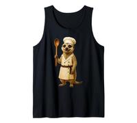 Hob Man Hobby Chef Cocina Chef con Cuchara Camiseta sin Mangas