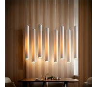 Hobaca 12W Dia 5CM * L 30CM Blanco LED COB de tubo Moderno Focos para el techo Destacar Luces colgantes Downlight Cocina Isla Comedor Tienda Bar