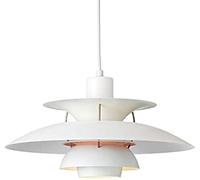 Hobaca Lámpara Colgante Creative Modern Minimalist Simplicity Chandelier Lámparas de araña Para Comedor Salón Cocina Restaurante Tienda Café Oficina Decoración 30CM -(Blanco+rosa)