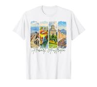 Hobart Australia Viaje Viaje Pincelada Souvenir Vacay Camiseta