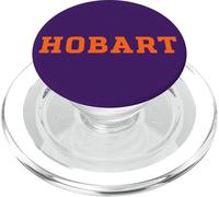 Hobart & William Smith Colleges Hobart Text Mark PopSockets PopGrip para MagSafe