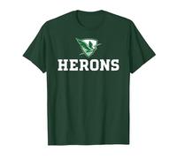 Hobart & William Smith Colleges William Smith Herons Camiseta, Hombre, Verde Bosque, XL