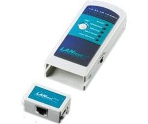 HOBBES 256652A - Probador de cables de red 1.5V 125x52x39mm 0-50°C 0-95%-10-60°C Negro, Verde, Gris