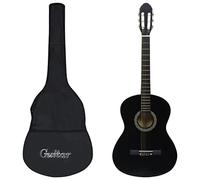Hobbies & Creative Arts - Arte y Entretenimiento -12 piezas Guitarra Clásica Principiante Set Negro 4/4 39"