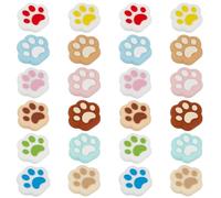 HOBBIESAY 12 colores, 24 tapas de agarre para el pulgar con garras de gato, tapas de silicona para joystick, tapas para mando de PS4, PS5, X Box, Series X/S
