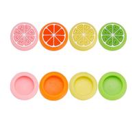 HOBBIESAY 8 unidades de 4 colores limones Thumb Grip Caps Kawaii Limones Joystick Botton Caps Sweet Fruit Analog Grips Cover Compatible con Switch Color mezclado para Switch Lite Joystick Controller