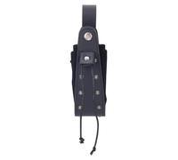 HOBBIESAY Riñonera medieval de piel sintética con cordón para cosplay, LARP y accesorios de disfraces, 1 unidad, Black
