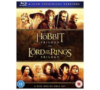 Hobbit Trilogy/The Lord Of The Rings Trilogy (6 Blu-Ray) [Edizione: Regno Unito] [Reino Unido] [Blu-ray]