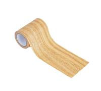 Hobbspring Cinta de reparación para vetas de madera, 4,57 m x 8 cm, autoadhesiva, para vetas de madera, duradera, versátil, para tapicería dorada, cinta adhesiva de madera