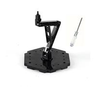 Hobby Action Base para modelos a escala HG/RG 1/144, soportes de exhibición multiusos para presentación de modelos de figura (negro, 1 unidad)