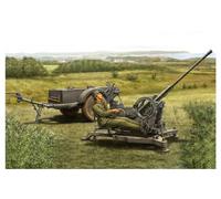 Hobby Boss 80148 Flak38 - Maqueta de 2 cm (versión latente Flak38/SD Ah 51", el Reloj Forma Parte del Producto, Escala 1:35)