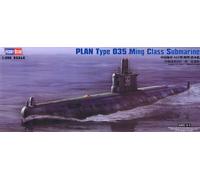 Hobby Boss Plan Type 035 Ming Class Submarine Boat Model Build (Importación USA)