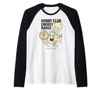 Hobby Club Energy Badge - Placa de iniciación de Masa Madre Camiseta Manga Raglan