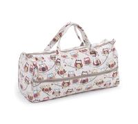 Hobby Gift Exclusiva para tricotar, proyectos, Estuche de Viaje para Hilos, Bolsa para Ganchillo Tejer, búho, 16 x 43 x 19 cm
