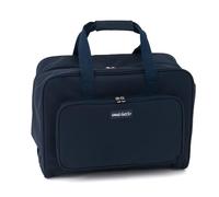 Hobby Gift Bolsa Exclusiva para máquina de Coser, Acolchada con PVC, Bolsa de Transporte, Almacenamiento de Accesorios adicionales, 20 x 43 x 37 cm, Azul Marino