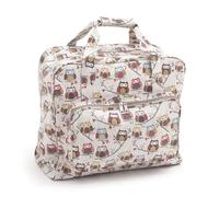 Hobby Gift MR4660 95 máquina de Coser Exclusiva, Bolsa de Transporte Acolchada de PVC, Almacenamiento de Accesorios adicionales, 20 x 43 x 37 cm, Espuma, búho