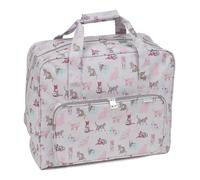 Hobby Gift MR4660 94 máquina de Coser Exclusiva, Bolsa de Transporte Acolchada de PVC, Almacenamiento de Accesorios adicionales, 20 x 43 x 37 cm, Cloruro de polivinilo, Gatos