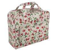 Hobby Gift Bolsa para máquina de Coser Exclusiva, Bolsa de Transporte Acolchada de PVC, Almacenamiento de Accesorios adicionales, 20 x 43 x 37 cm, Fresas