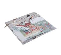 Hobby Gift Bolsa Plana para proyectos - Almacenamiento de Costura para Tarjetas de felicitación Papercraft con Aguja - Resistente al Agua y Seguro - 28 x 28 x 0,5 cm - Perros Grises