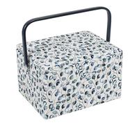 Hobby Gift Caja de almacenamiento de costura grande, 23,5 x 31 x 20 cm, Botánico