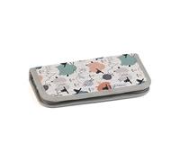 Hobby Gift Estuche de ganchillo elástico para almacenamiento de ganchillo, 100% algodón, funda rígida con cremallera, 10 x 20 x 3 cm, tejido de punto sucede