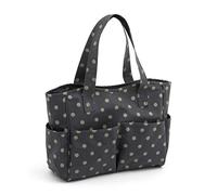 Hobby Gift MRB Bolsa de Almacenamiento Exclusiva para Manualidades, Algodón PVC, Carbón de Lunares, 13 x 36 x 31cm