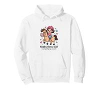 Hobby Horse Girl Galopando Alrededor De Pony Sudadera con Capucha