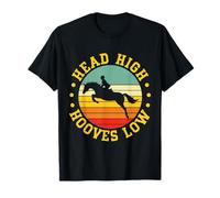 Hobby Horse Rider Head High Hooves Low Caballo De Equitación Camiseta