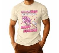 Hobby Horsing - Camiseta para hombre | Diseñado para aficionados a los aficionados al horsing, perfecto para niñas y amantes de los caballos. Fuera del camino Aquí