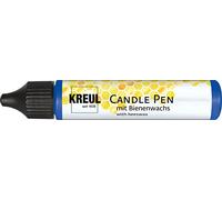KREUL 49707 - Rotulador para velas, azul, 29 ml, rotulador para velas con punta fina, colorea con cera de abeja para decorar y pintar velas
