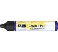 KREUL 49717 - Rotulador para Velas, Azul Real, 29 ml, rotulador para Velas con Punta Fina, colorea con Cera de Abeja para Decorar y Pintar Velas