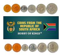 Hobby of Kings Conjunto de 6 Monedas de Sudáfrica. 1, 2, 5, 10, 20, 50 centavos. 1965-1969 Jan Van Riebeeck